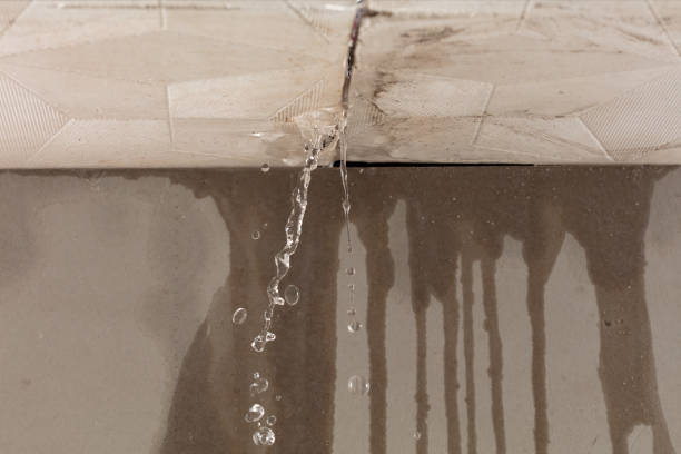 Professional Burst Pipe Cleanup technician working in Grove City, PA